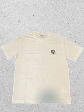 Loewe white anagram fitted shirt size small